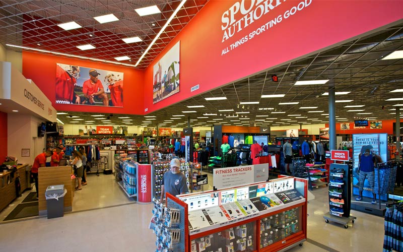 Sports Authority Interior